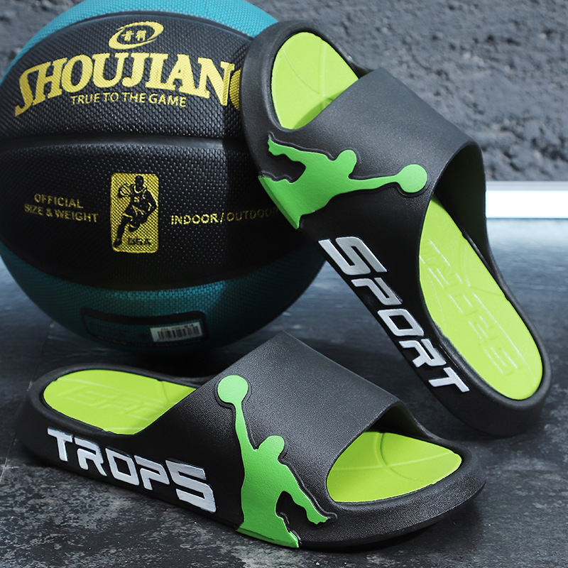 Джапанки за мъже, марка Qile family, младежки стил с открит пръст, PVC горна част, инжекционна подметка