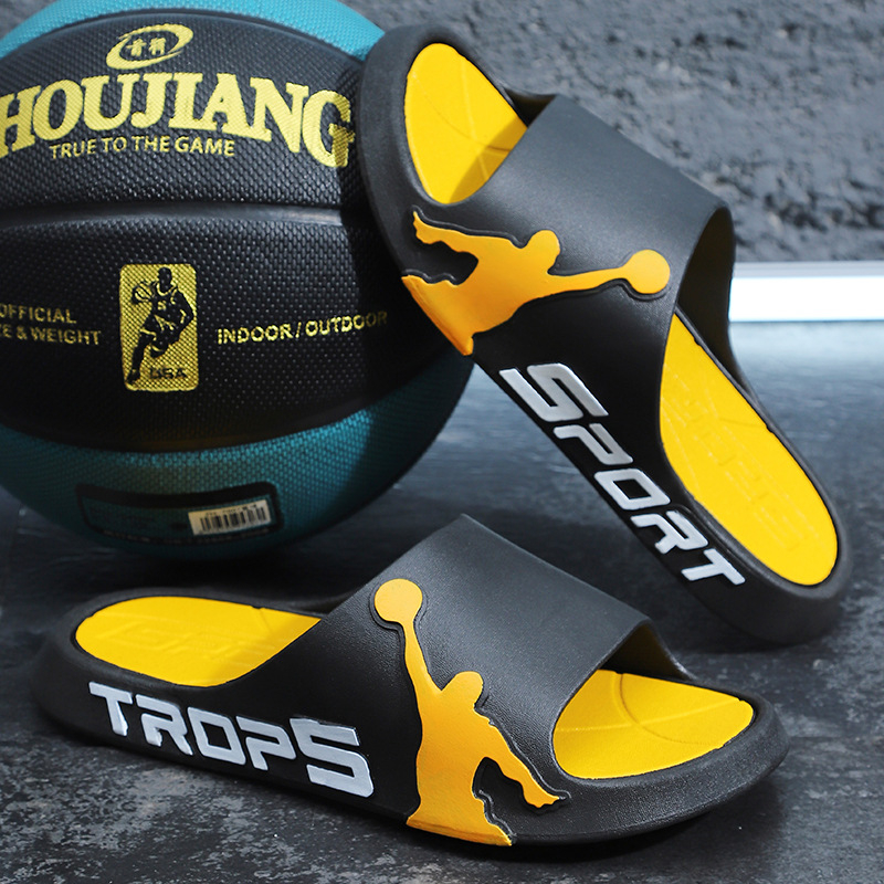 Джапанки за мъже, марка Qile family, младежки стил с открит пръст, PVC горна част, инжекционна подметка