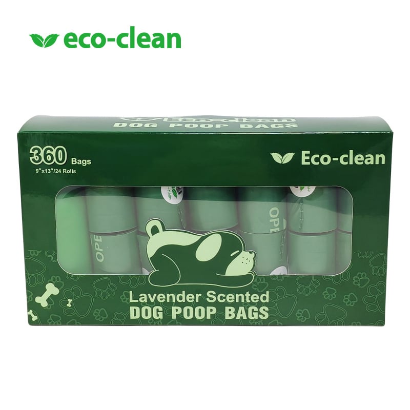 Biodegrádálható gördülő kutyaürülék-tasakok – vastagított, Eco-clean