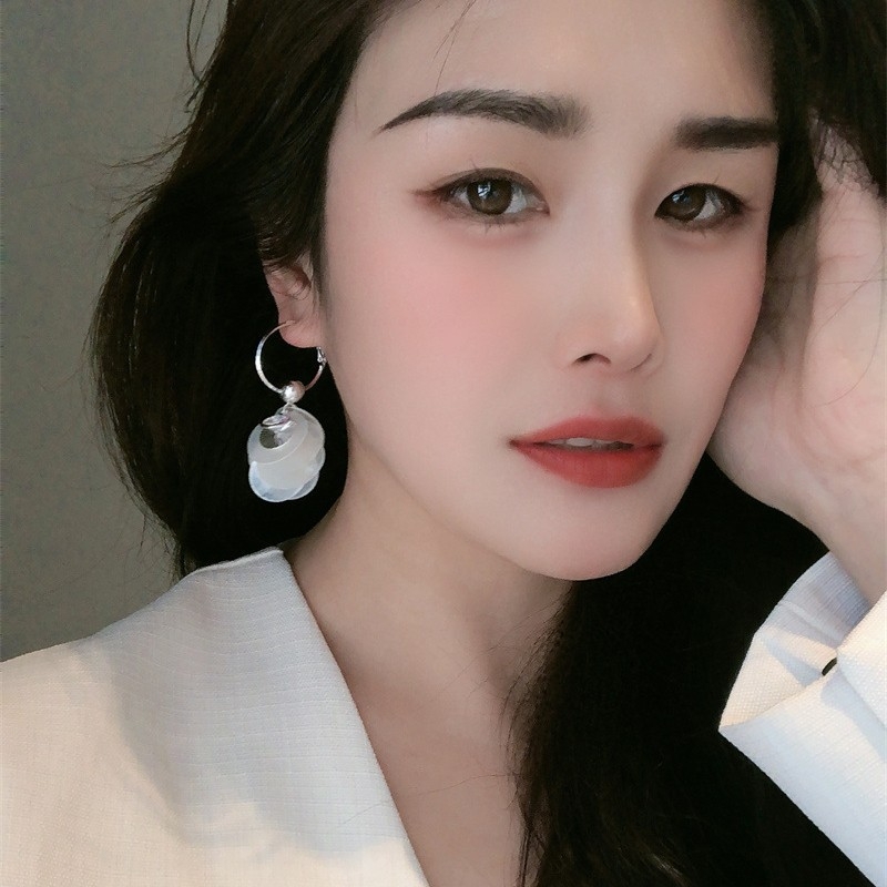 Σκουλαρίκια — Μικτά υλικά, Γεωμετρικό σχήμα, Χειροποίητα, Ακίδες από χαλκό