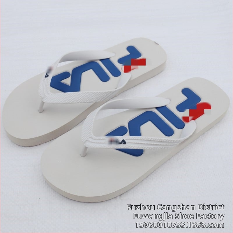 Мъжки джапанки за лято, за открито, с мека и нескользяща подметка, PVC горна част, инжекционна конструкция