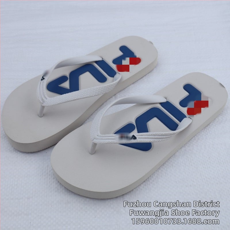 Мъжки джапанки за лято, за открито, с мека и нескользяща подметка, PVC горна част, инжекционна конструкция