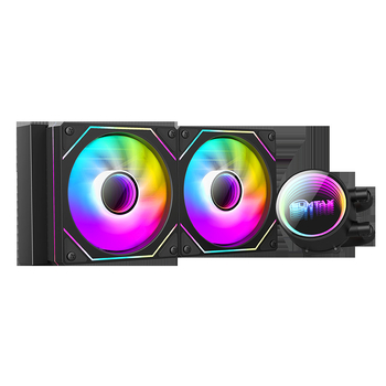 CPU υδρόψυξη ραδιοδιαχυτής με ABS περίβλημα, υδραυλικός ρουλεμάν, 800-1600 rpm, θόρυβος 22 dB, ευφυής έλεγχος θερμοκρασίας