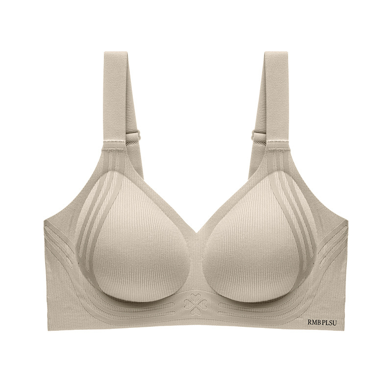 Grudnjak za oblikovanje bez žice, bez šavova, prozračne latex košarice, 3/4 šalice
