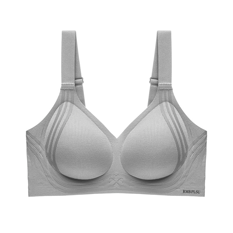 Grudnjak za oblikovanje bez žice, bez šavova, prozračne latex košarice, 3/4 šalice