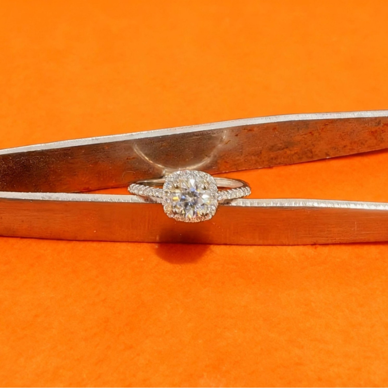 Prsten Manxi Jewelry – Srebro 925, kvadratni oblik, polirano elektroplatiranje, ženski vilinski stil