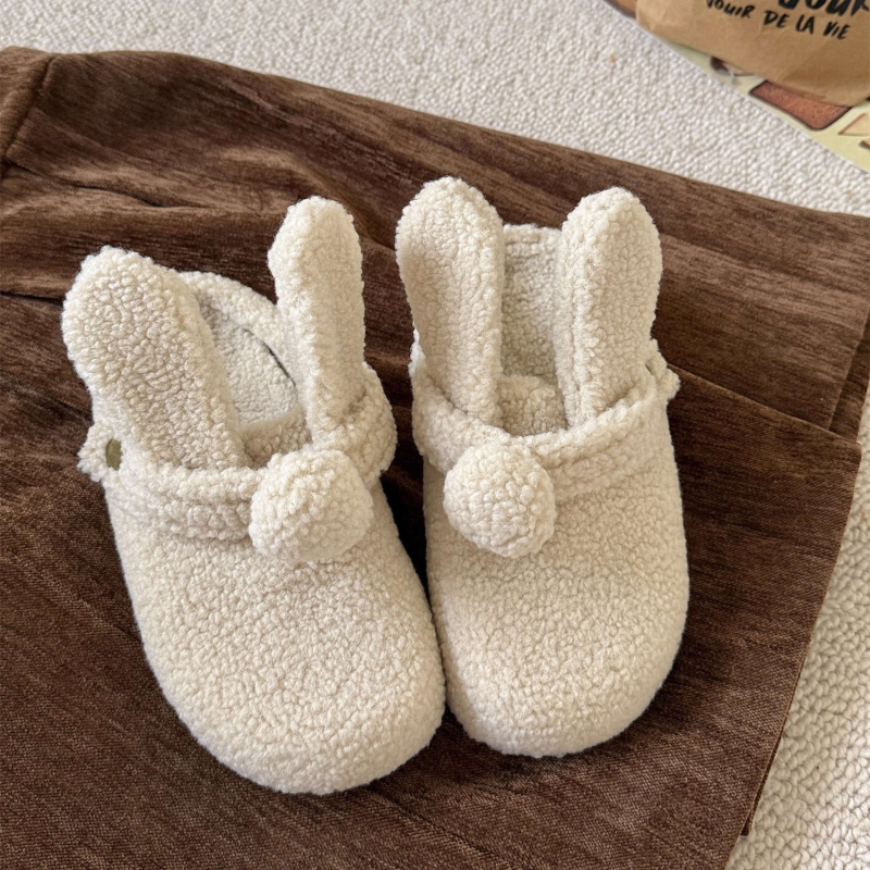 Ženske Baotou papuče sa suede gornjim dijelom, lukasti vrh prsta, unutarnja od sintetičke kože, gumeni potplat, izlazak jeseni 2025