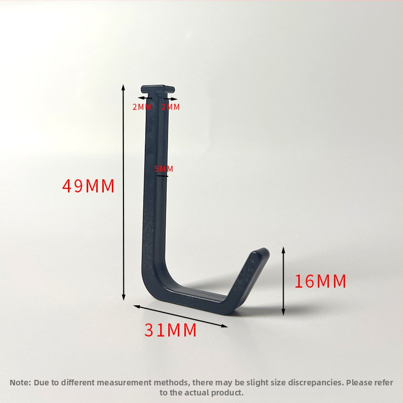 Cuier din plastic pentru bucătărie/baie/balcon — finisaj lucios, stil minimalist, montaj fără găuri. Material: plastic; Brand: Gies; Cod produs: New plastic card hook