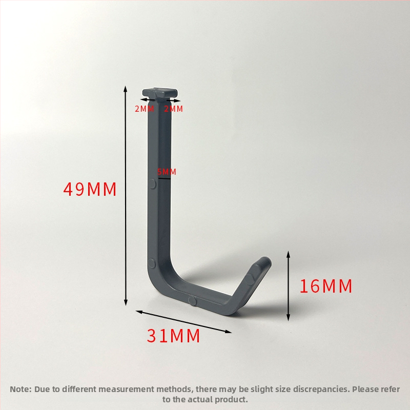 Cuier din plastic pentru bucătărie/baie/balcon — finisaj lucios, stil minimalist, montaj fără găuri. Material: plastic; Brand: Gies; Cod produs: New plastic card hook