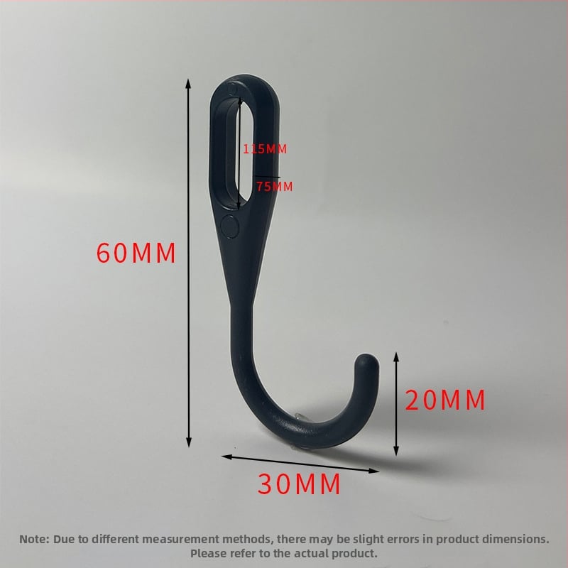 Cuier din plastic pentru bucătărie/baie/balcon — finisaj lucios, stil minimalist, montaj fără găuri. Material: plastic; Brand: Gies; Cod produs: New plastic card hook