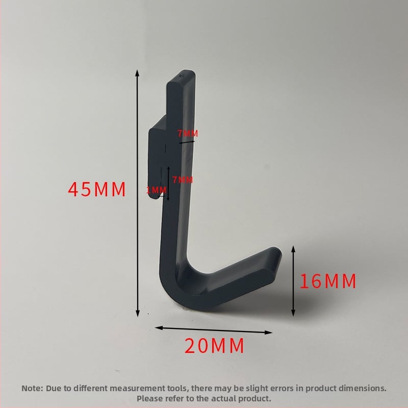 Cuier din plastic pentru bucătărie/baie/balcon — finisaj lucios, stil minimalist, montaj fără găuri. Material: plastic; Brand: Gies; Cod produs: New plastic card hook