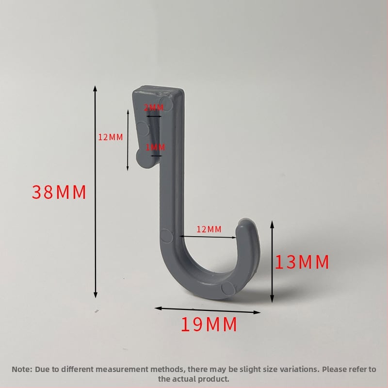 Cuier din plastic pentru bucătărie/baie/balcon — finisaj lucios, stil minimalist, montaj fără găuri. Material: plastic; Brand: Gies; Cod produs: New plastic card hook