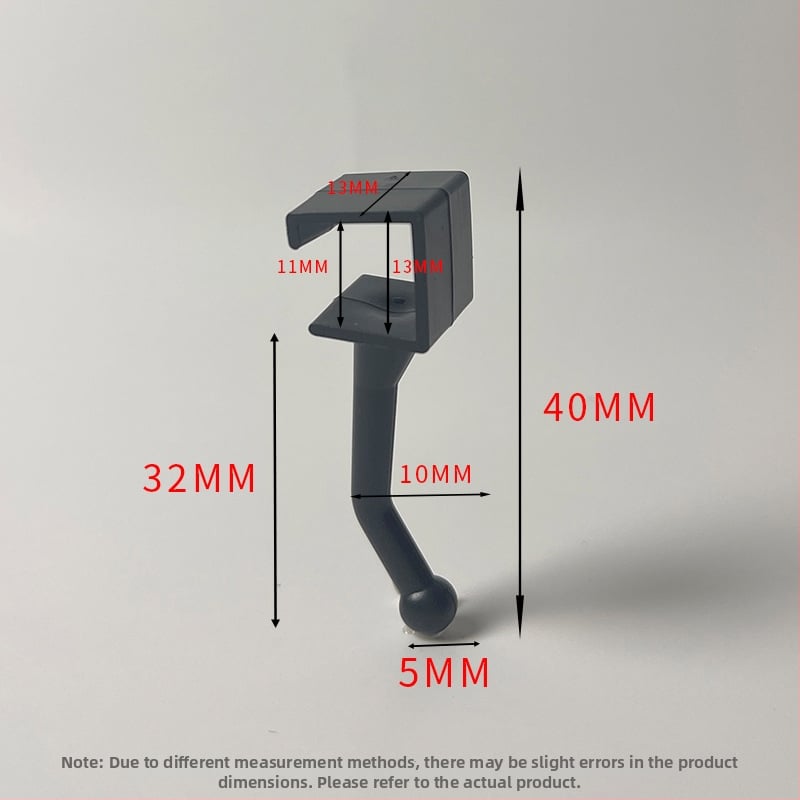 Cuier din plastic pentru bucătărie/baie/balcon — finisaj lucios, stil minimalist, montaj fără găuri. Material: plastic; Brand: Gies; Cod produs: New plastic card hook