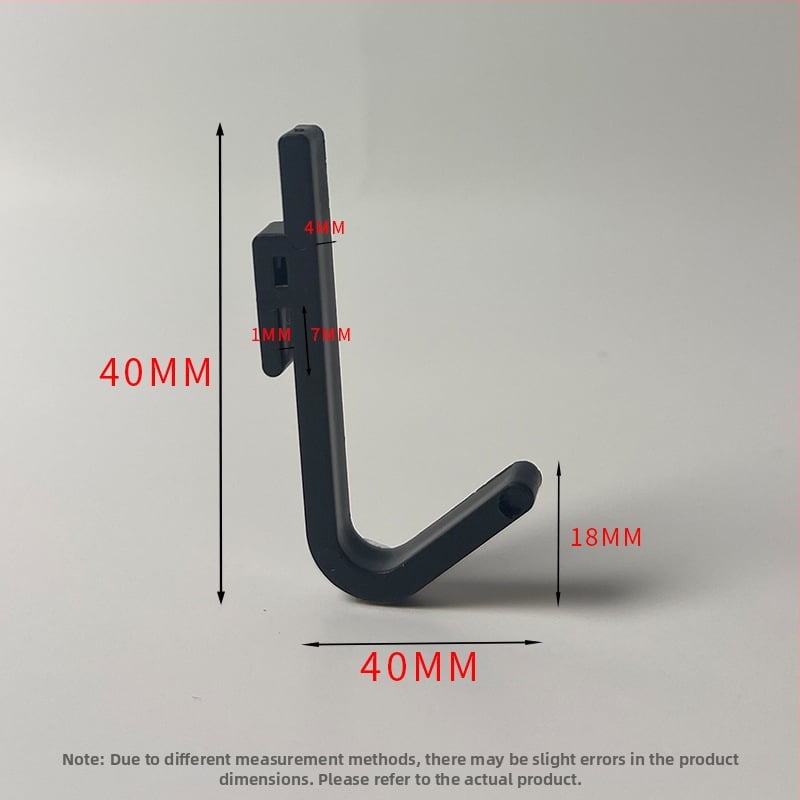 Cuier din plastic pentru bucătărie/baie/balcon — finisaj lucios, stil minimalist, montaj fără găuri. Material: plastic; Brand: Gies; Cod produs: New plastic card hook