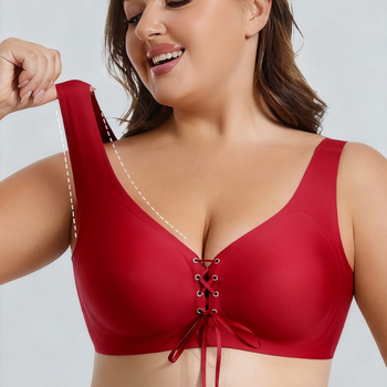 Sutien cupe 3/4, cupe turnate subțiri, bretele fixe, închidere spate cu patru rânduri de cârlige, material nailon