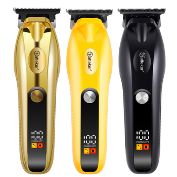 Hatteker akkumulátoros hajvágó rozsdamentes acél pengékkel, beépített 1200-2000mAh akkumulátor, 3-6 órás üzemidő, mosható penge