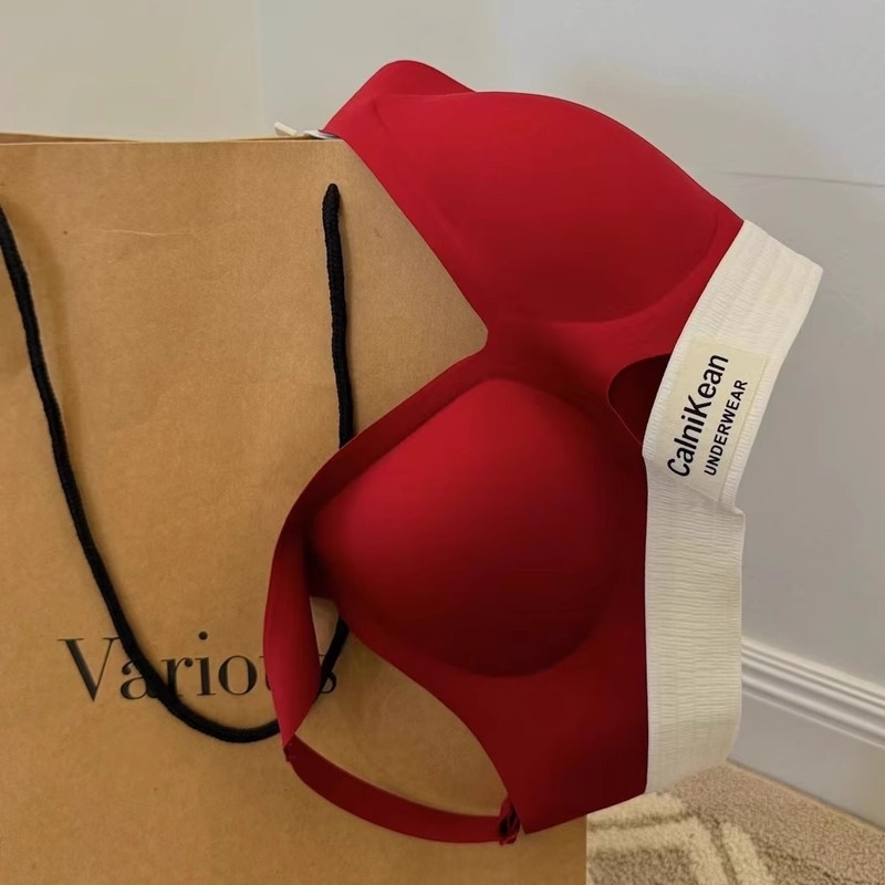 Nylon-Spandex sportmelltartó, kosár 3/4, Push-Up, varrás nélküli, lélegző, állítható dupla vállpántok