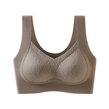 Varrat nélküli női melltartó, 3/4 kosár, vékony formázott kosár, hátsó formázás és oldalsó karcsúsítás, pull-on modell, fix pántok