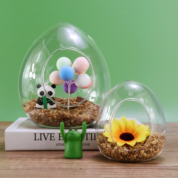 Micro táj üveg – tojás alakú, kézzel fújt, magas boroszilikát üveg, testreszabható