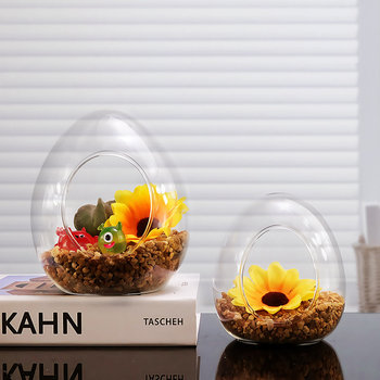 Micro táj üveg – tojás alakú, kézzel fújt, magas boroszilikát üveg, testreszabható