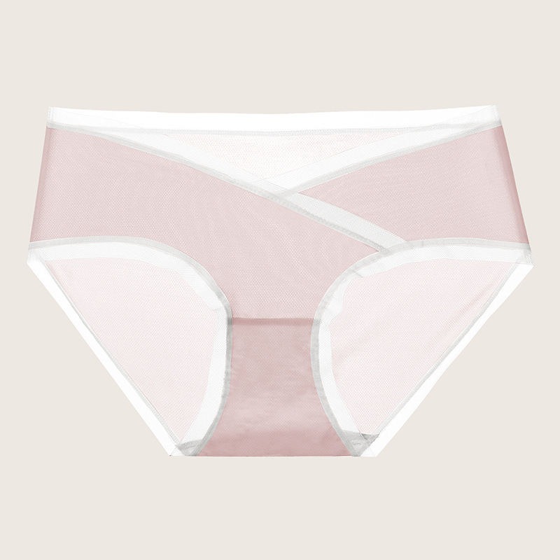 Kismama fehérnemű V‑alakú dizájnnal, pamut betéttel az ágyéknál, alacsony derék, lélegző, hasi támasz