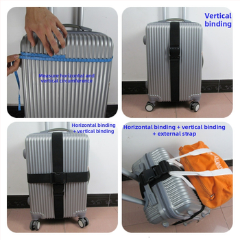 Ζώνη αποσκευών με αγκράβα – ενισχυμένη ζώνη συσκευασίας και επέκτασης για βαλίτσες, 1000D πολυπροπυλένιο, Φθινόπωρο 2024