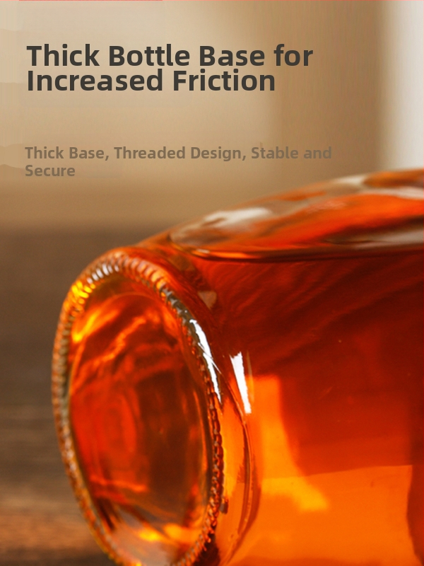 Staklena boca za ulje sa zatvaračem, hrana siguronosti, za sezamovo ulje i čajno ulje, automatsko otvaranje i zatvaranje