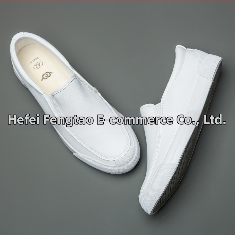 Muške casual slip-on loaferice, PU gornji dio, gumena potplat, okrugli nos, niska peta (1–3 cm), za sve sezone