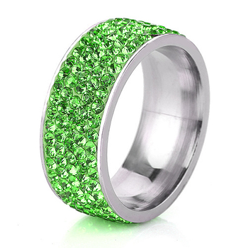 Prsten od 304 nehrđajućeg čelika, geometrijskog stila, dijamantnom obradom, brenda NIBASTAR