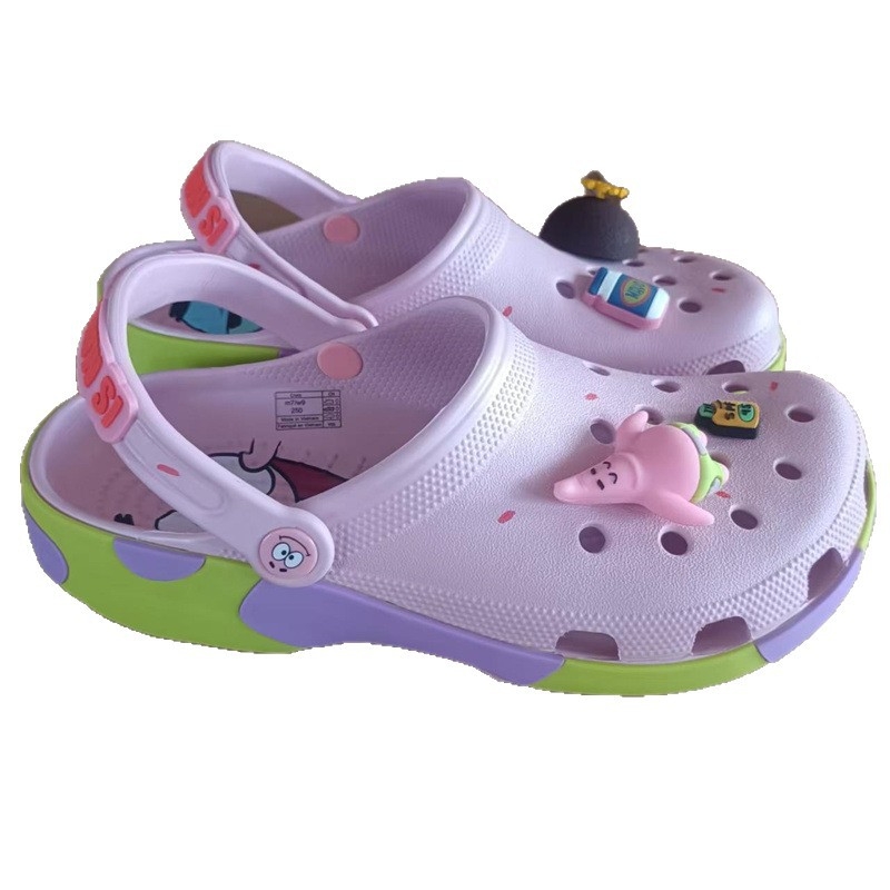 Unisex EVA perforirane sandale za otvoreno, prozračne, vodootporne i lagane, EVA potplat 2–3 cm, zaobljeni vrh, visoka protukliznost, svakodnevno nošenje, ljeto 2025