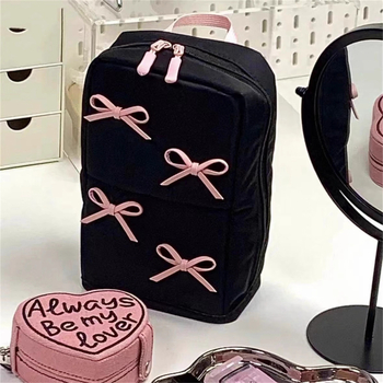 Kozmetička torbica s razdvojenim pregradama i uspravnim dizajnom, vodootporna i otporna na habanje, podstava od poliester