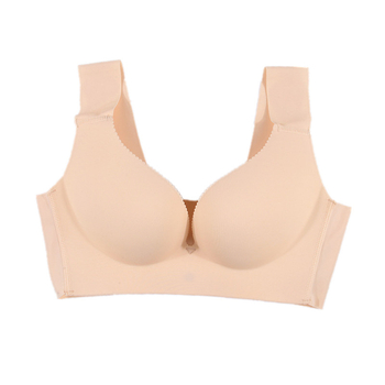 Női bevarrat nélküli alvó felső, nylon keverék anyagból, belső spandex 35%, 1/2 kosár, előre záródás, fix dupla vállpántok