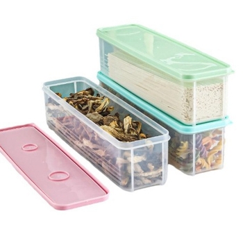 KUCOCO konyhai tároló doboz, PP, négyzetes formájú, 501-800 ml, Mikrohullámú sütőben használható