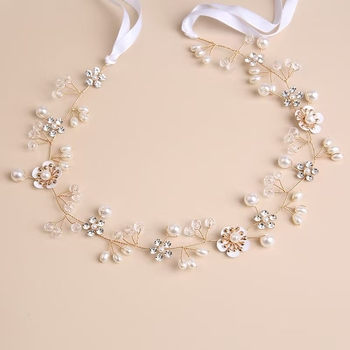 Tiara din aliaj, lucrată manual, pentru femei — accesorii pentru cap, fără cristale