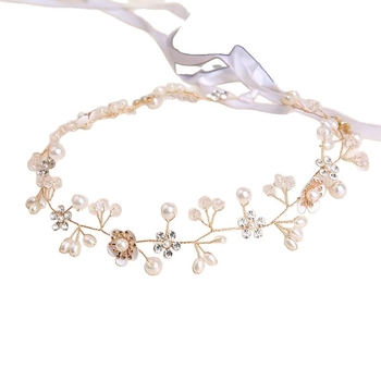 Tiara din aliaj, lucrată manual, pentru femei — accesorii pentru cap, fără cristale