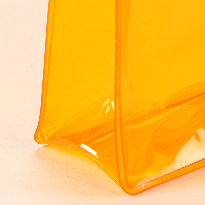 Sac de cosmetice din PVC, în stil poșetă, impermeabil, cu separare uscat-umed, pentru machiaj și călătorii