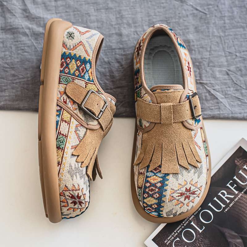 Muške platnene loaferice slip-on, prozračne, srednje visine, gumena potplata, PVC ulozak