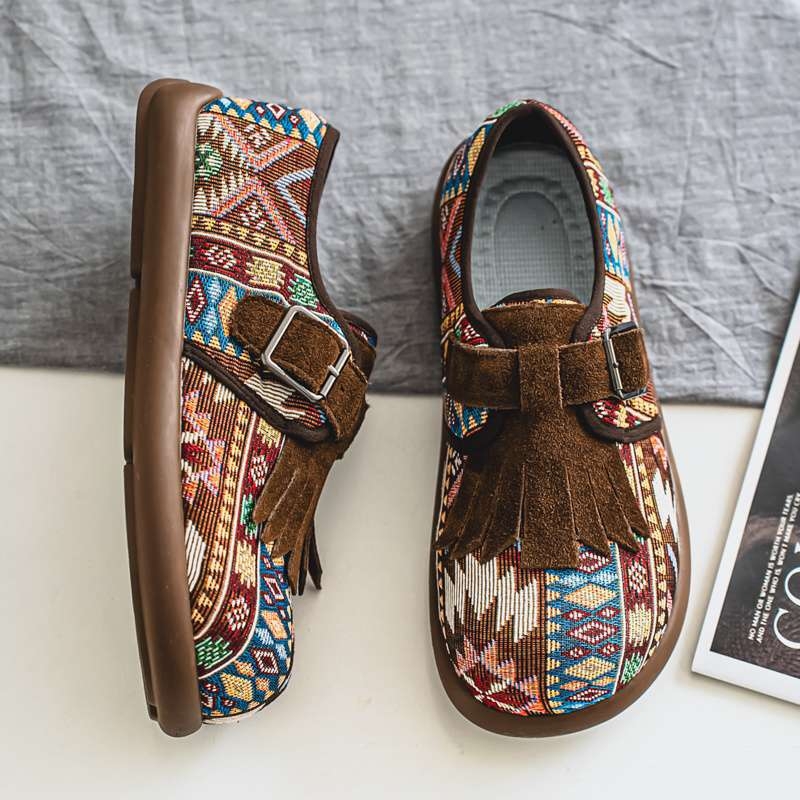 Muške platnene loaferice slip-on, prozračne, srednje visine, gumena potplata, PVC ulozak