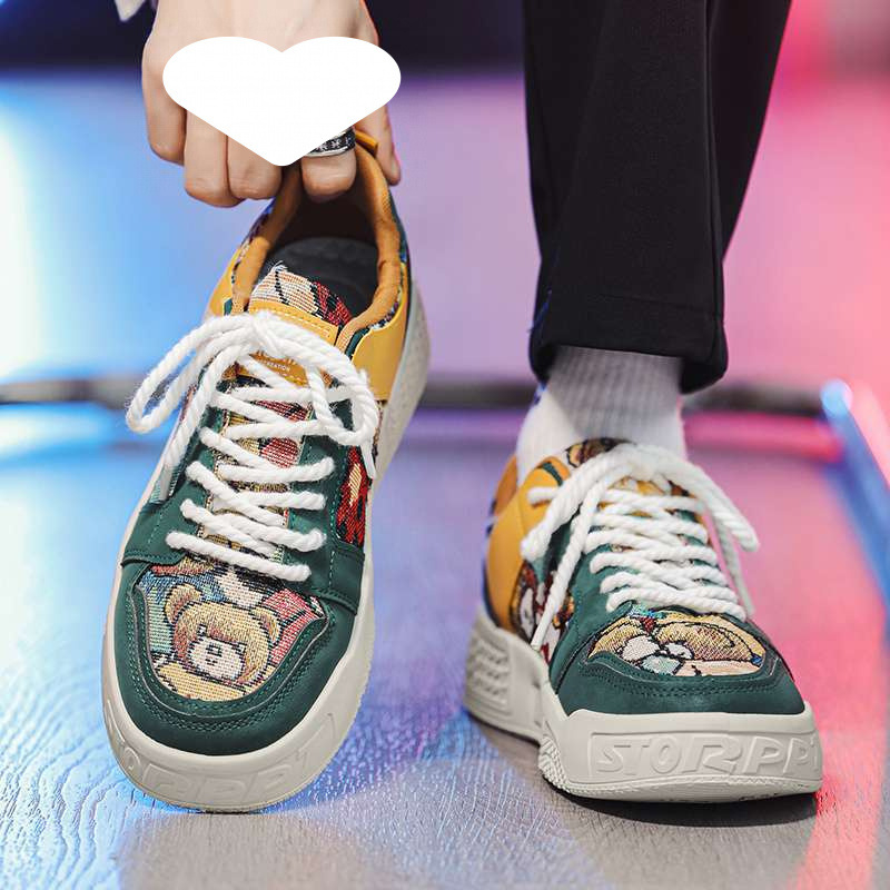 Muške platnene loaferice slip-on, prozračne, srednje visine, gumena potplata, PVC ulozak