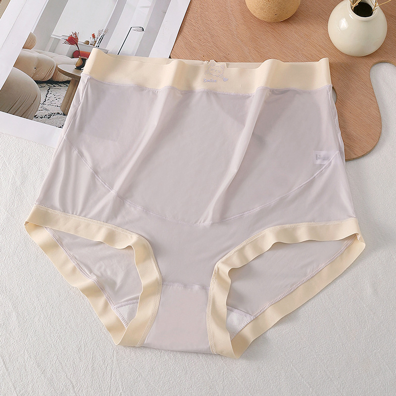 Trudničko donje rublje s visokim strukom, Ice Silk, antibakterijsko, potpora trbuha, najlon 70–80%