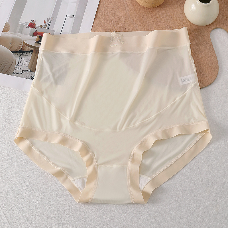 Trudničko donje rublje s visokim strukom, Ice Silk, antibakterijsko, potpora trbuha, najlon 70–80%
