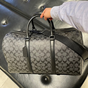 Putna torba od platna s patchwork dizajnom, kapacitet 20–35L, vodootporna, lagana, proširiva.