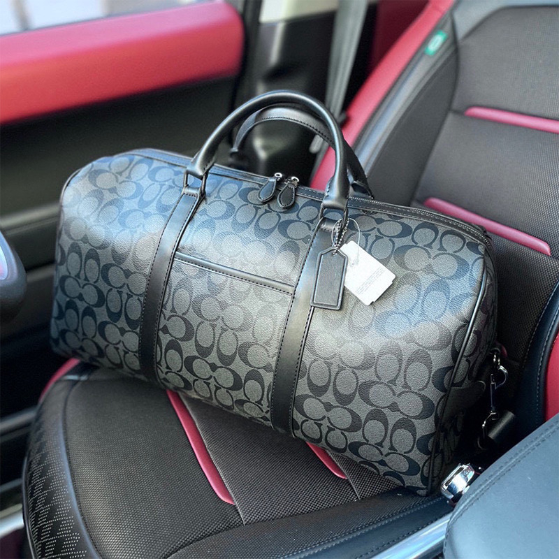 Putna torba od platna s patchwork dizajnom, kapacitet 20–35L, vodootporna, lagana, proširiva.