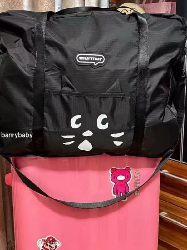 Najlonska sklopiva torba za putovanje – unisex, vodootporna, velika kapaciteta, anime crtani uzorak, za rekreacijsko putovanje