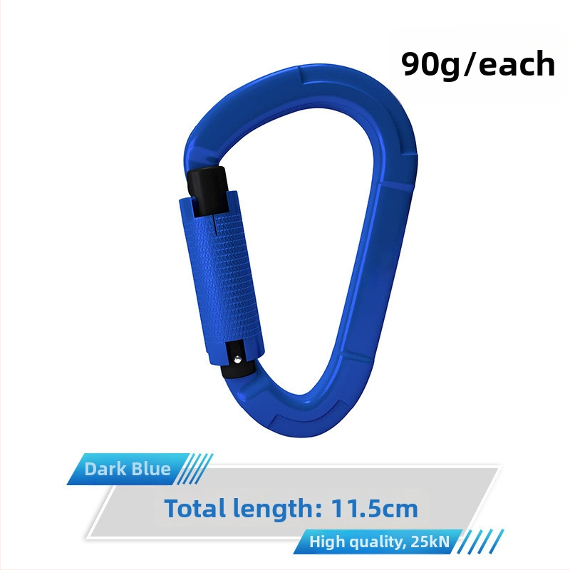 Карабинер с бързо освобождаване, автоматично заключване, алуминиева сплав, 25 kN, марка Q&C, пакет от 100 бр.