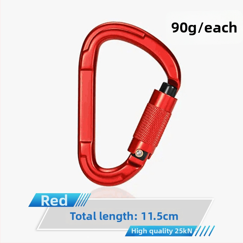 Карабинер с бързо освобождаване, автоматично заключване, алуминиева сплав, 25 kN, марка Q&C, пакет от 100 бр.