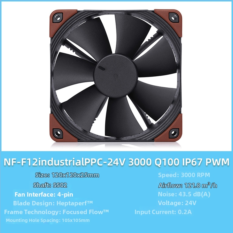 Owl F12/P12 σειρά PC ανεμιστήρας περιβλήματος, PWM έξυπνος έλεγχος θερμοκρασίας, 5V, 1500 RPM, SSO2 ρουλεμάν