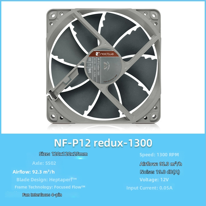 Owl F12/P12 σειρά PC ανεμιστήρας περιβλήματος, PWM έξυπνος έλεγχος θερμοκρασίας, 5V, 1500 RPM, SSO2 ρουλεμάν