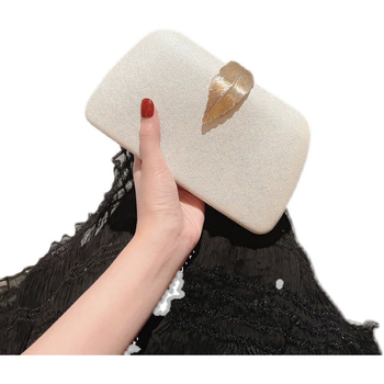 Ženska večernja clutch torbica — horizontalan kvadratnog oblika, PU materijal, PU podstava, zaključavanje kopčom, stil Cross-border Trend