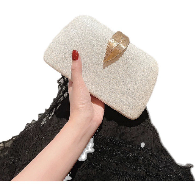 Ženska večernja clutch torbica — horizontalan kvadratnog oblika, PU materijal, PU podstava, zaključavanje kopčom, stil Cross-border Trend
